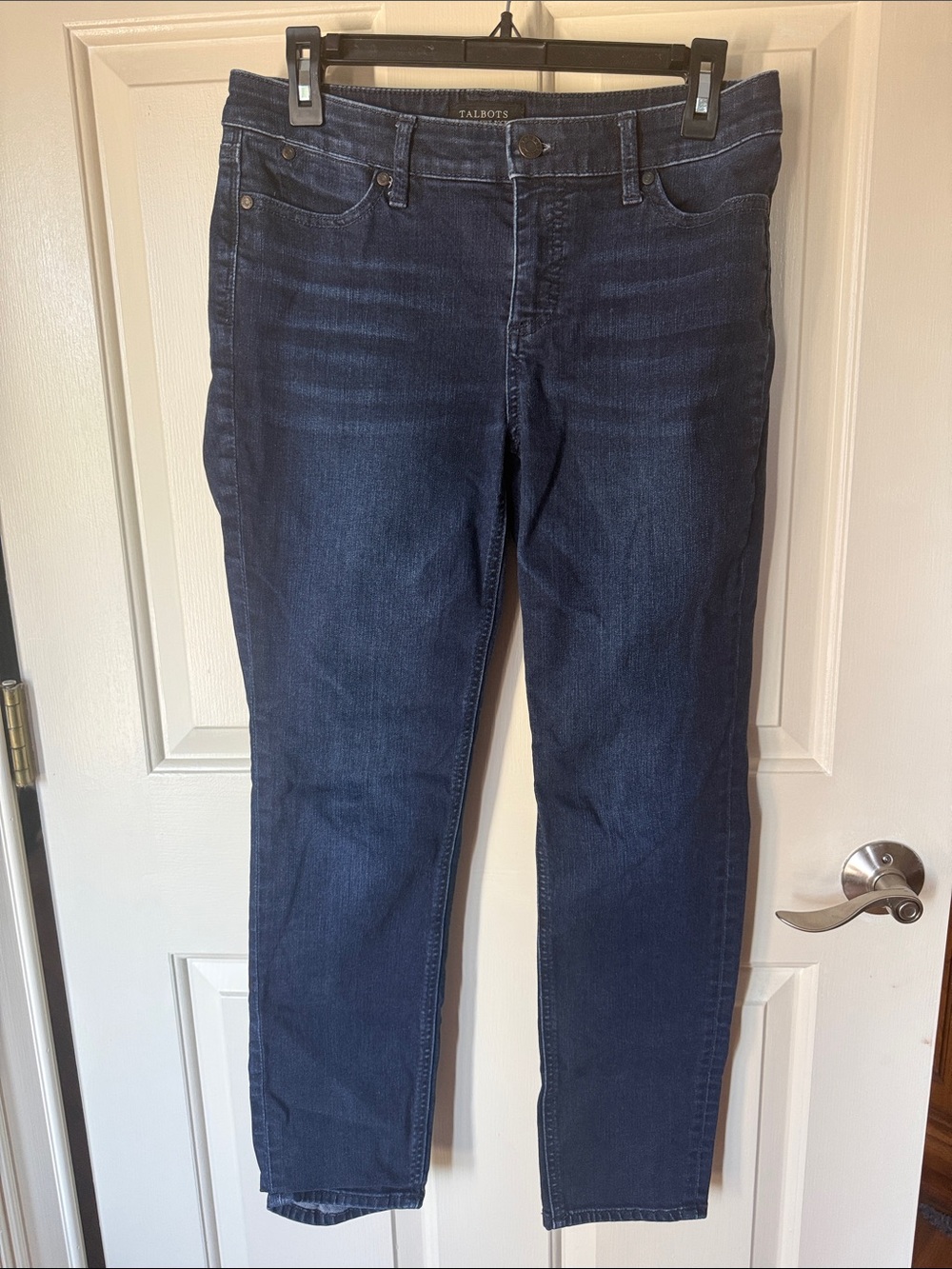 Talbots Flawless Five Pocket Slim Ankle Indigo Straight Leg Jeans - Size 4